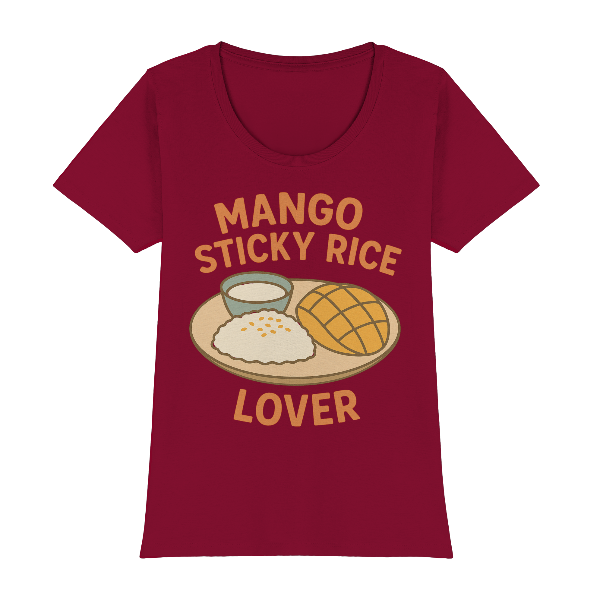 Mango Sticky Rice Lover – Thai Dessert Shirt | Thailand Food Design - Womens Premium Classic T-Shirt