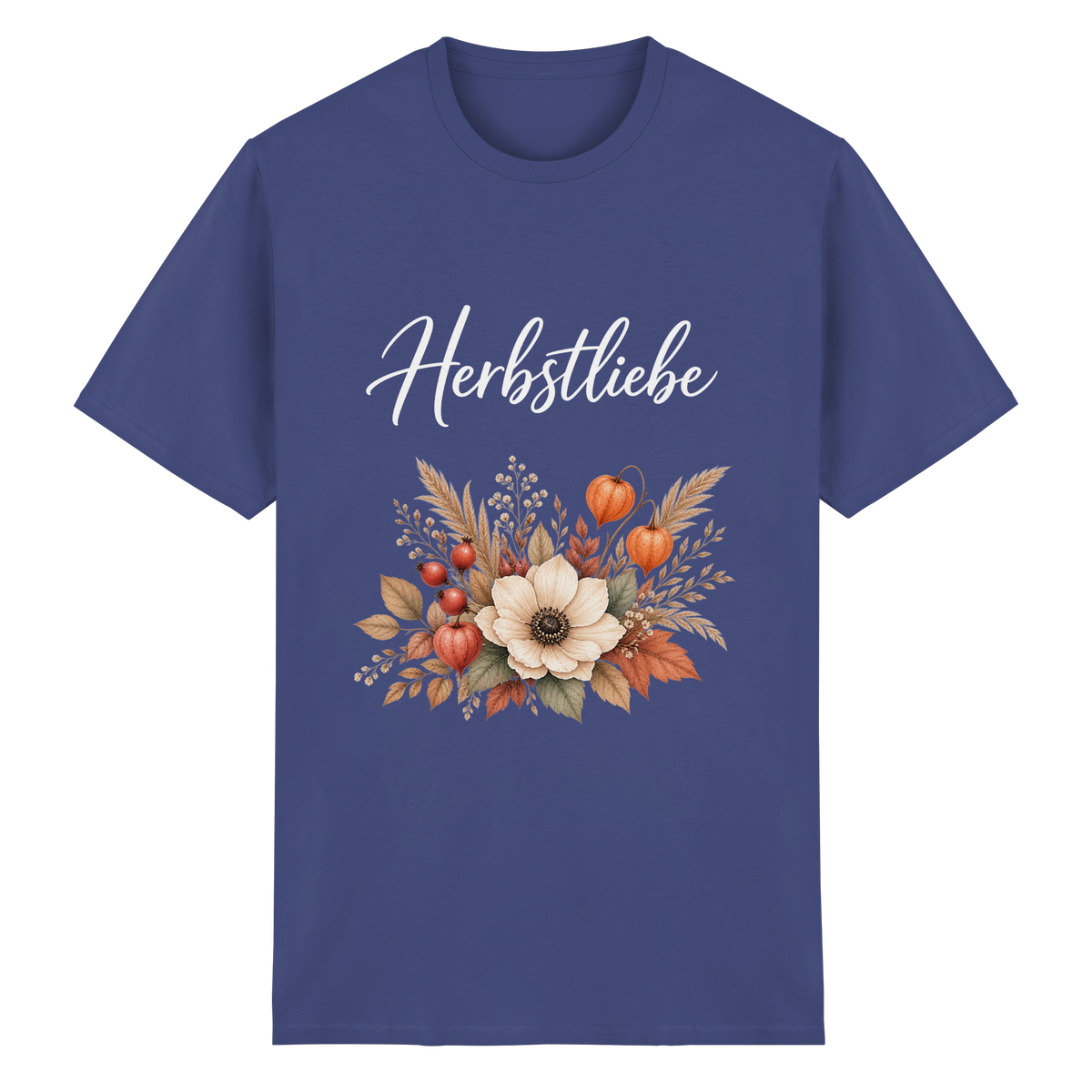 Herbstliebe – Golden Harvest – Dark Edition – Essential T-Shirt – Vorderansicht in purple