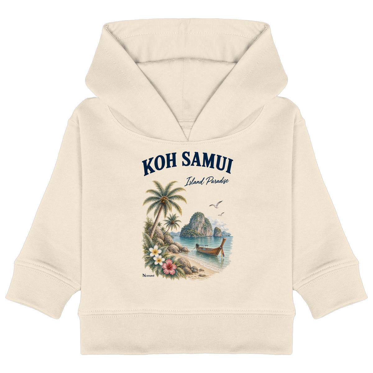 Koh Samui – Island Paradise – Baby Bio Hoodie – Lifestylebild