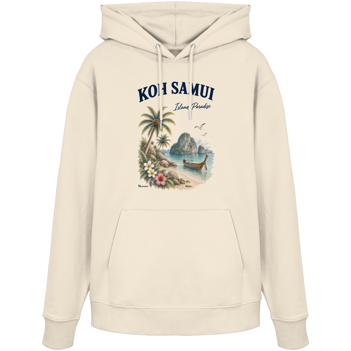 Koh Samui – Island Paradise – Bio Hoodie – Produktansicht