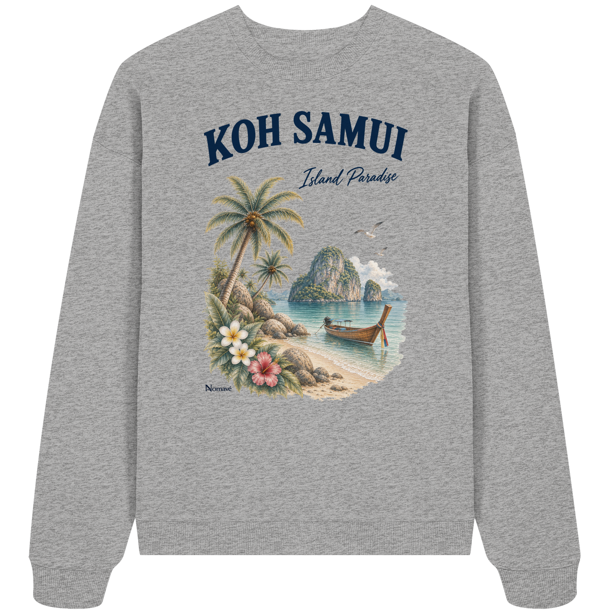 Koh Samui – Island Paradise – Bio Oversize Sweatshirt – weitere Produktansicht