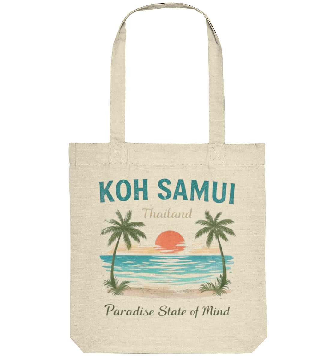 Koh Samui Vibes – Bio Stofftasche – Variantenansicht