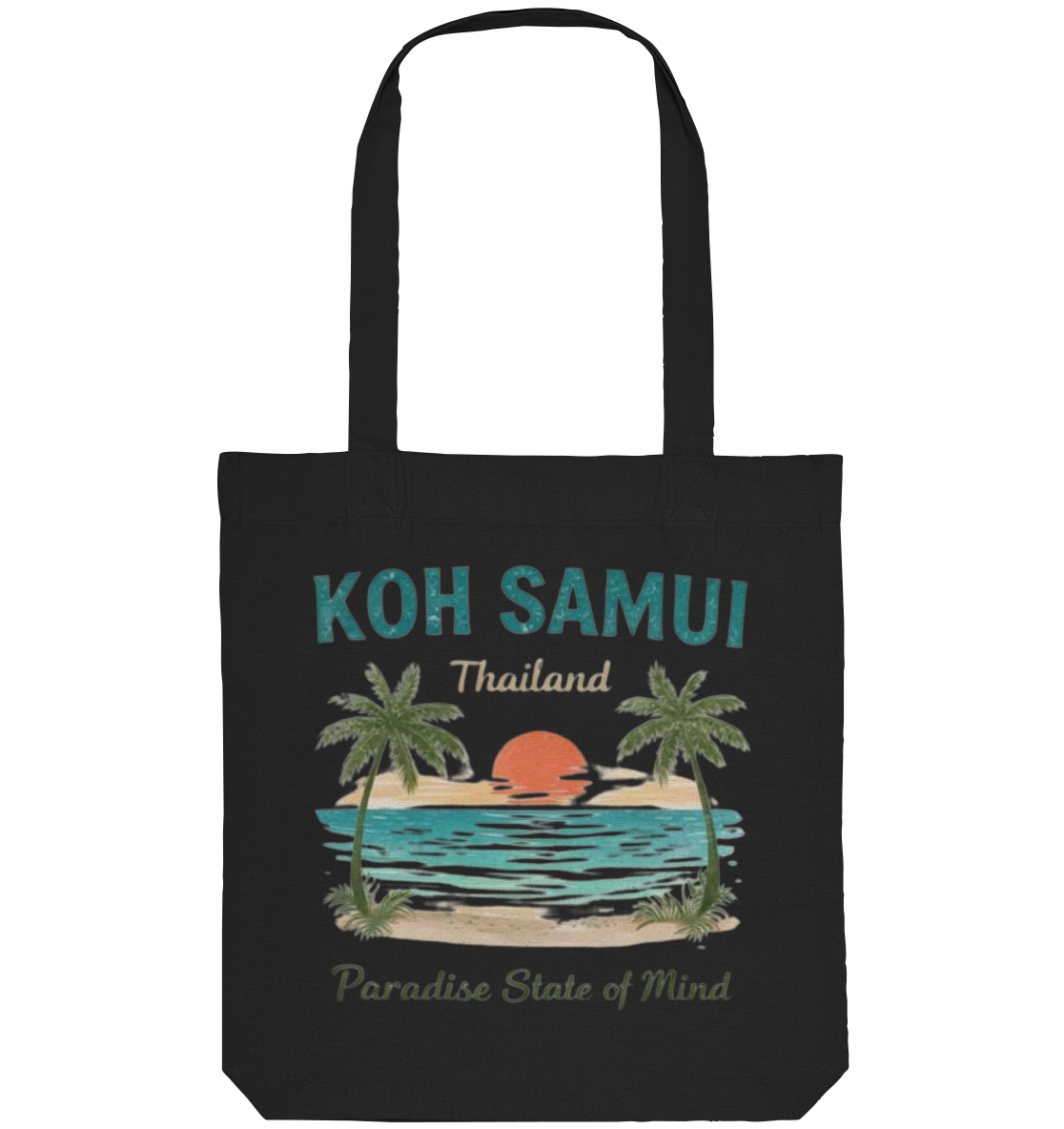 Koh Samui Vibes – Bio Stofftasche – Variantenansicht