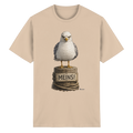 Möwe mit Meinung – „Meins“ – Essential T-Shirt – Vorderansicht in natural