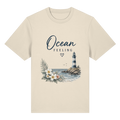 Ocean Feeling – Bio-Heavy T-Shirt – Vorderansicht in natural raw