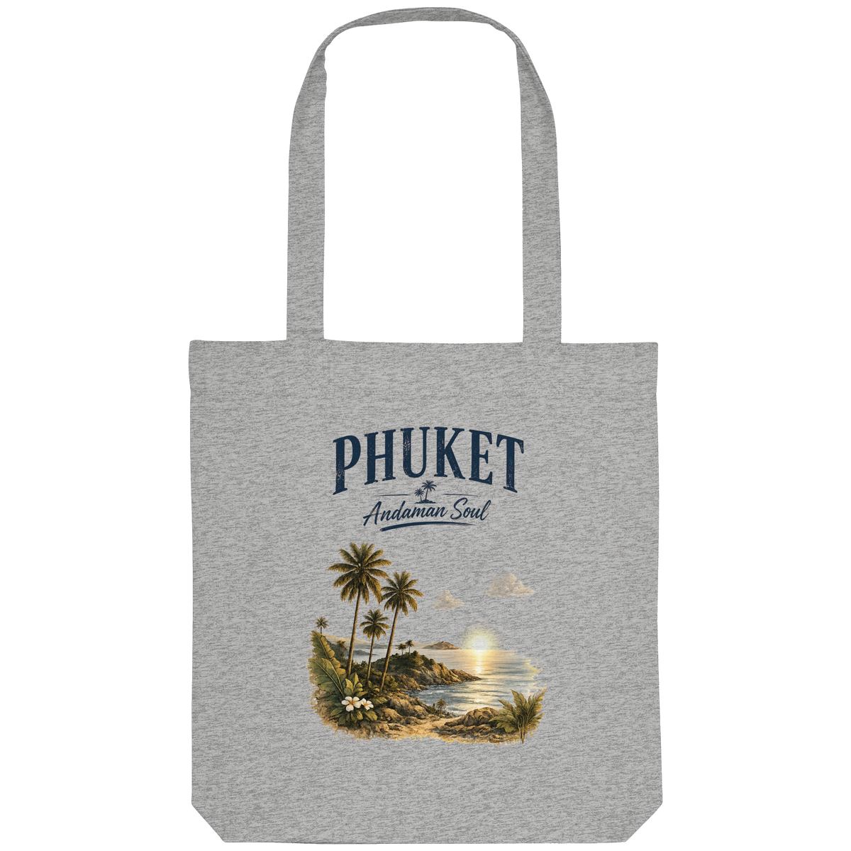 Freigestellter grauer Phuket Andaman Soul Tote-Bag