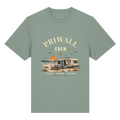 Priwall Crew Bio-Heavy T-Shirt Dark Edition in Aloe – Clean Mockup