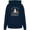 Priwall Follow the Sun Bio-Hoodie in French Navy – Shirtigo Mockup
