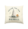 Priwall Follow the Sun Kissen in Natur – Shirtigo Mockup