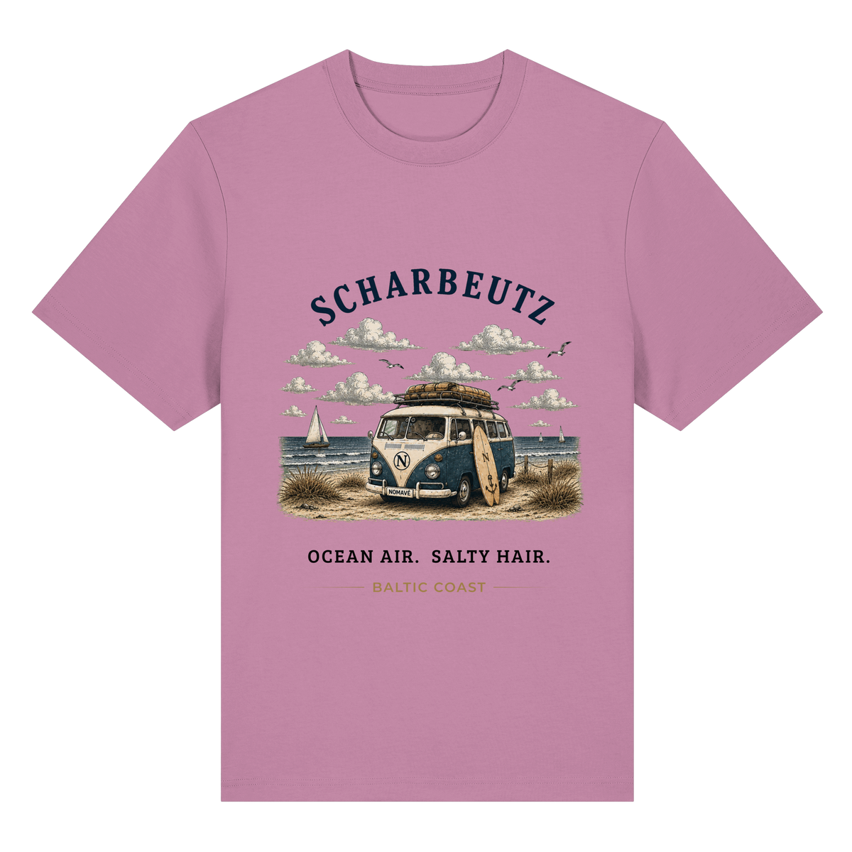 Scharbeutz Bulli Bio-Heavy T-Shirt in Bubble Pink