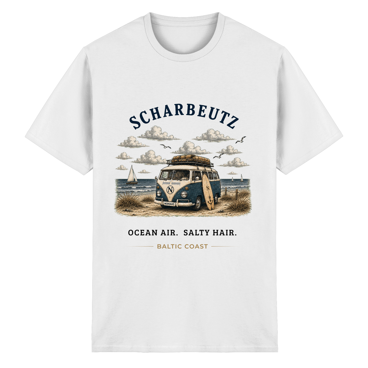 Scharbeutz Bulli Essential T-Shirt in White