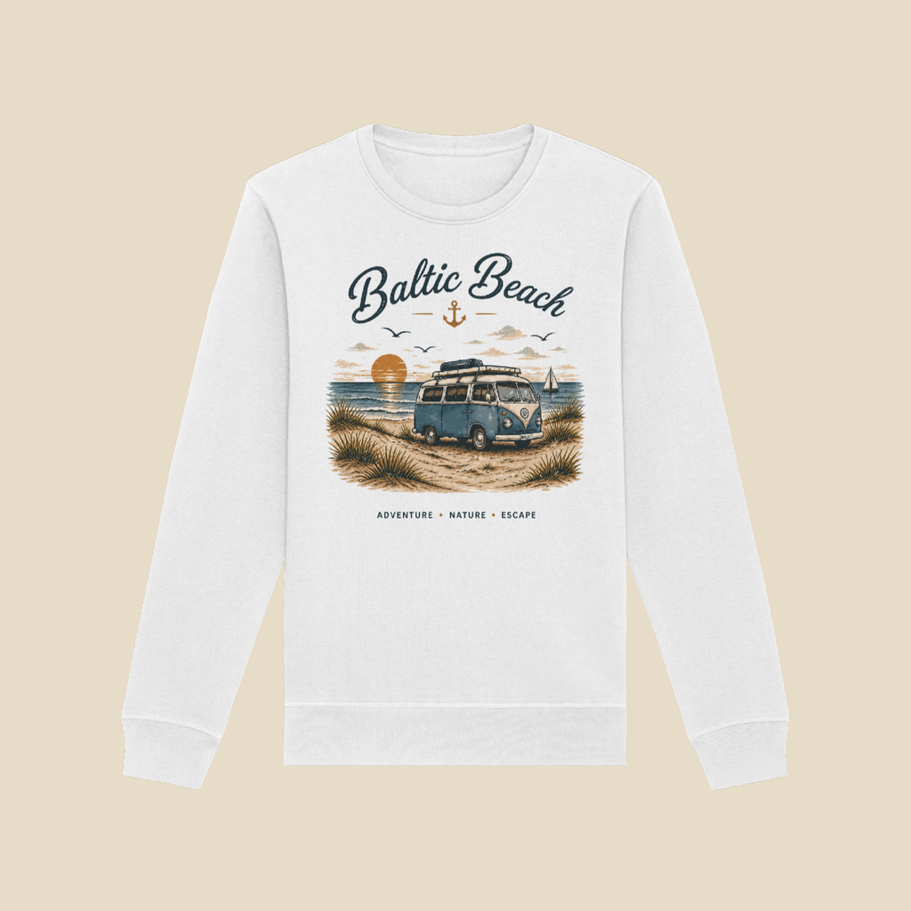 Baltic Beach Organic Sweatshirt – Maritime Ostsee Vibes