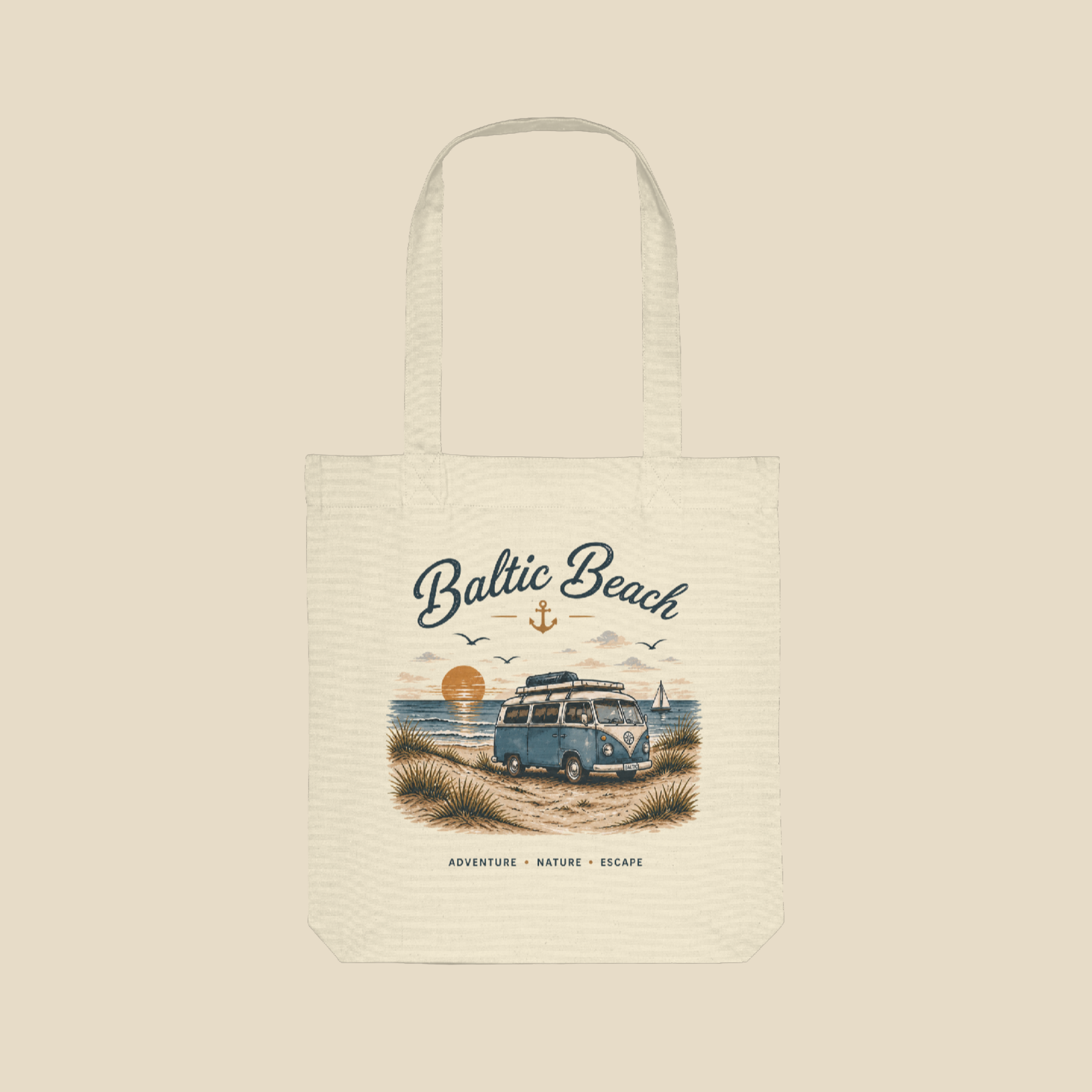 Baltic Beach Tote-Bag – Maritime Ostsee Stofftasche